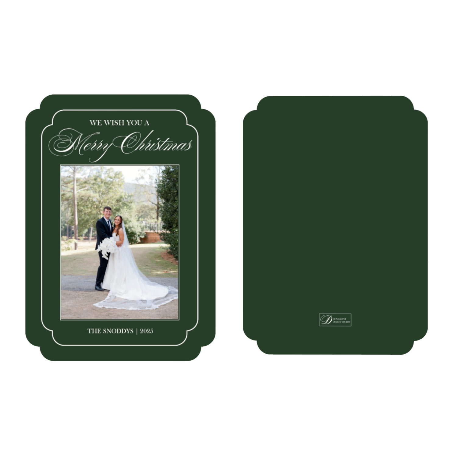 Wishing You A Merry Christmas Flat Card