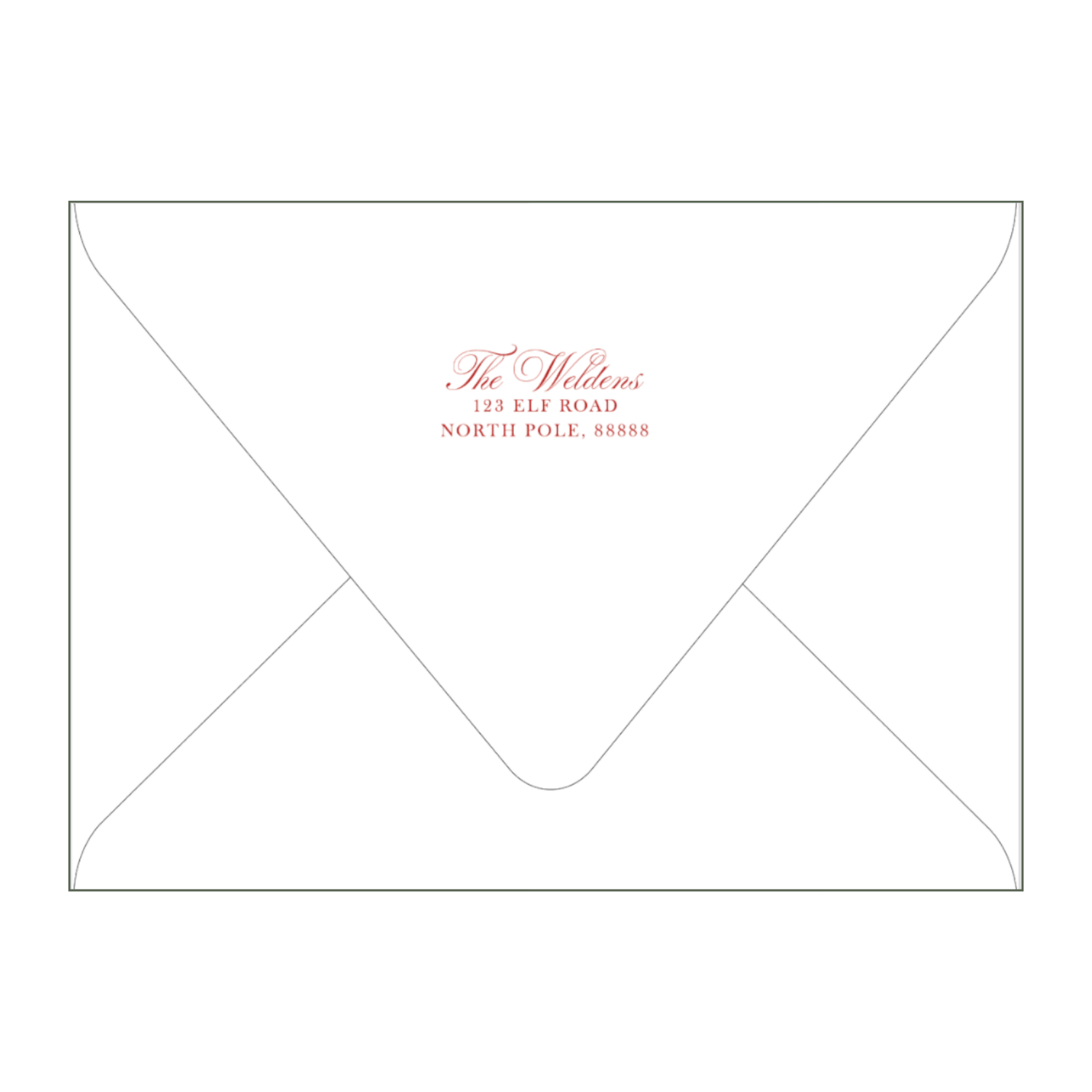 So Very Merry Return Address Printing