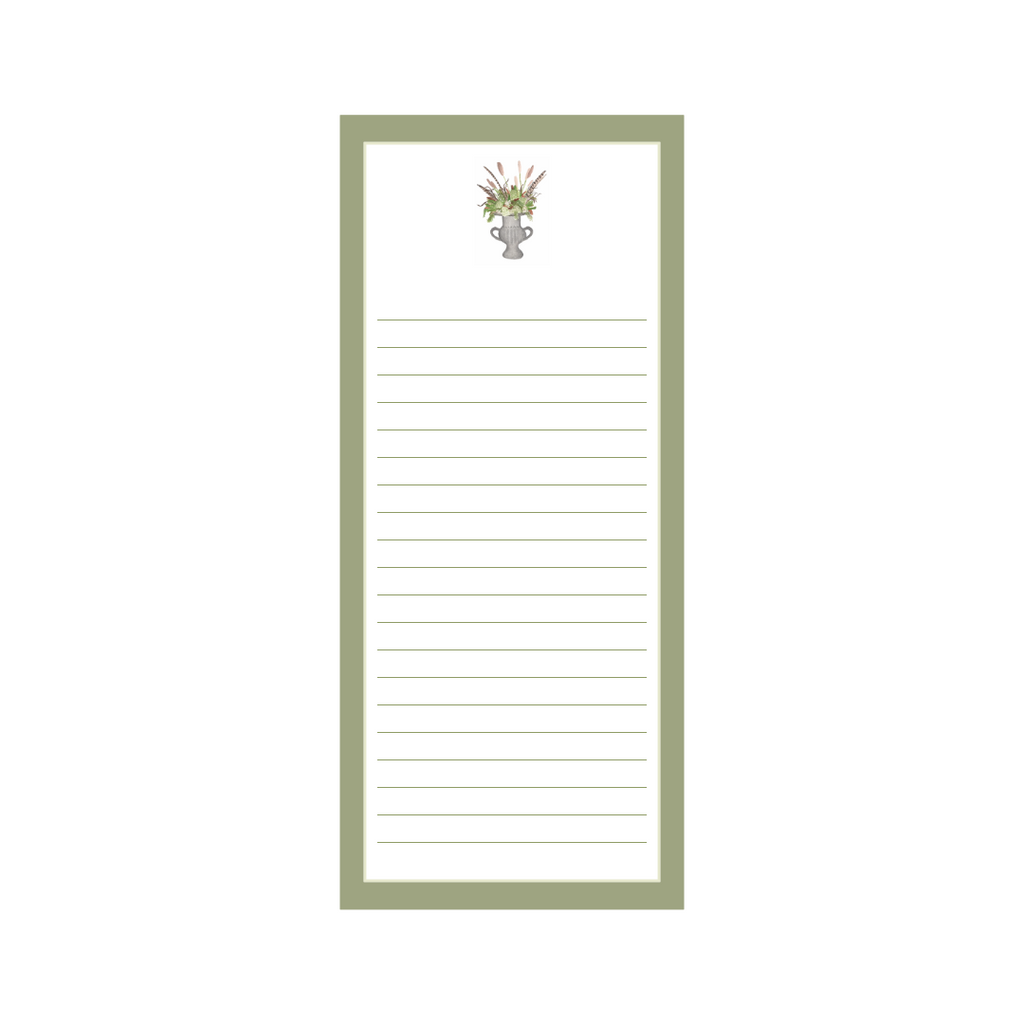 Floral Arrangement Skinny Notepad