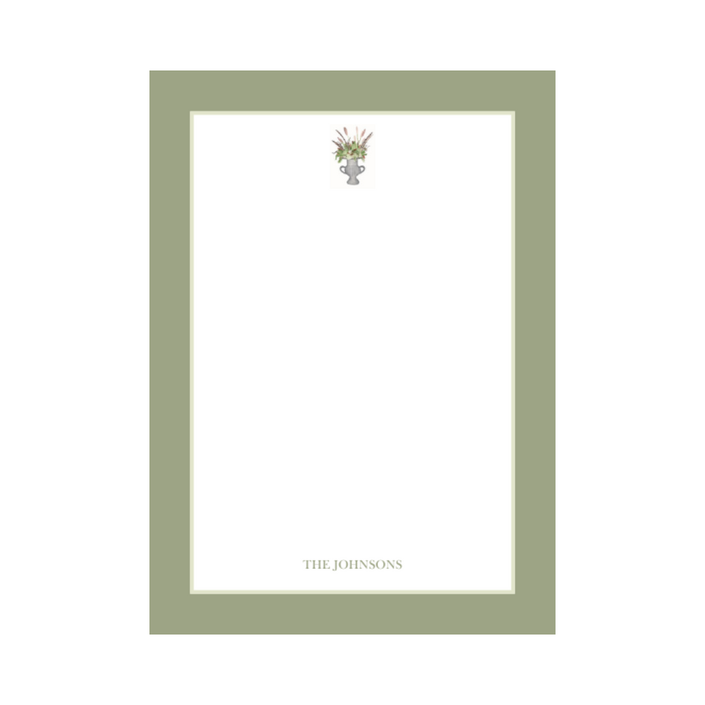 Floral Arrangement Vertical Notecard