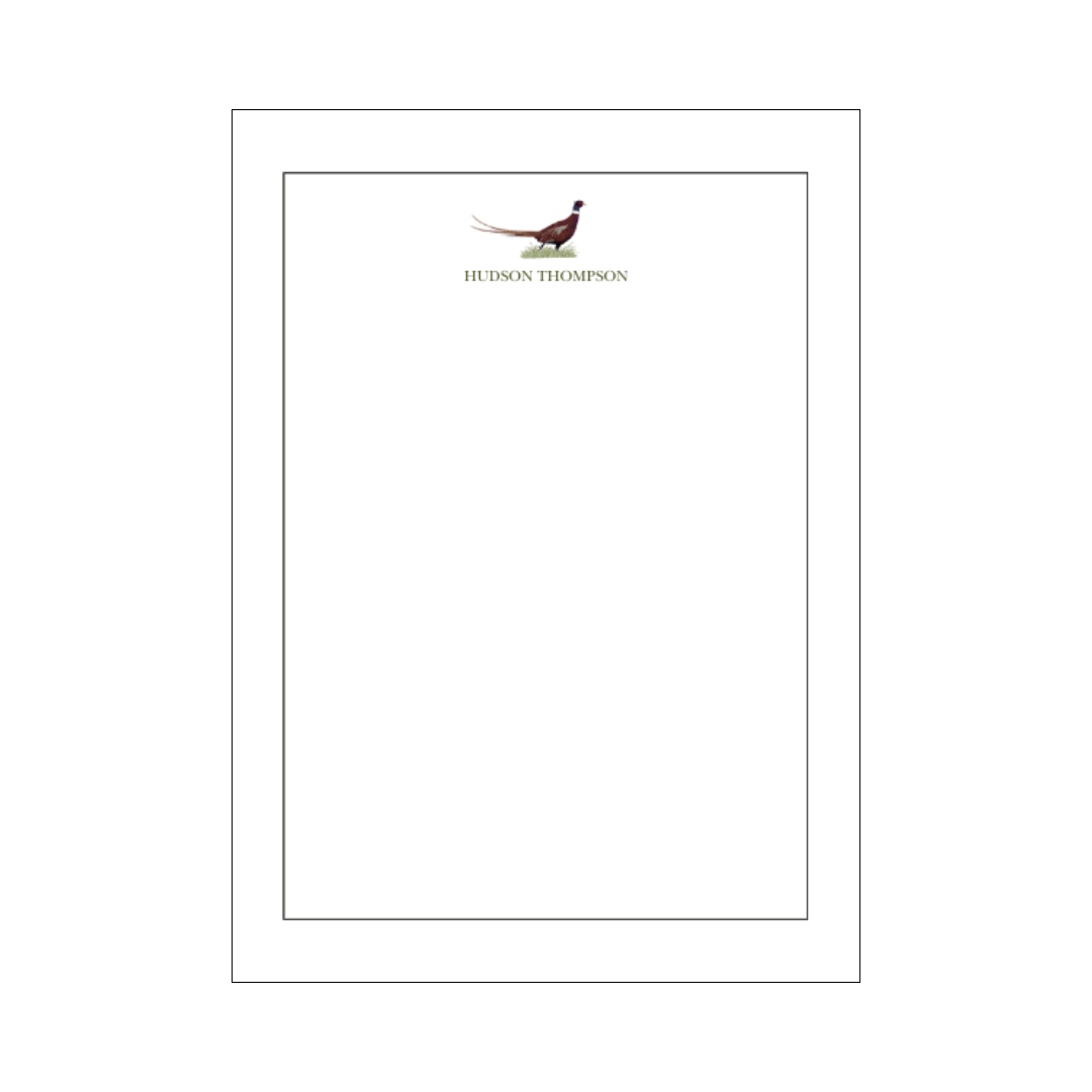 Pheasant Framed Notecard