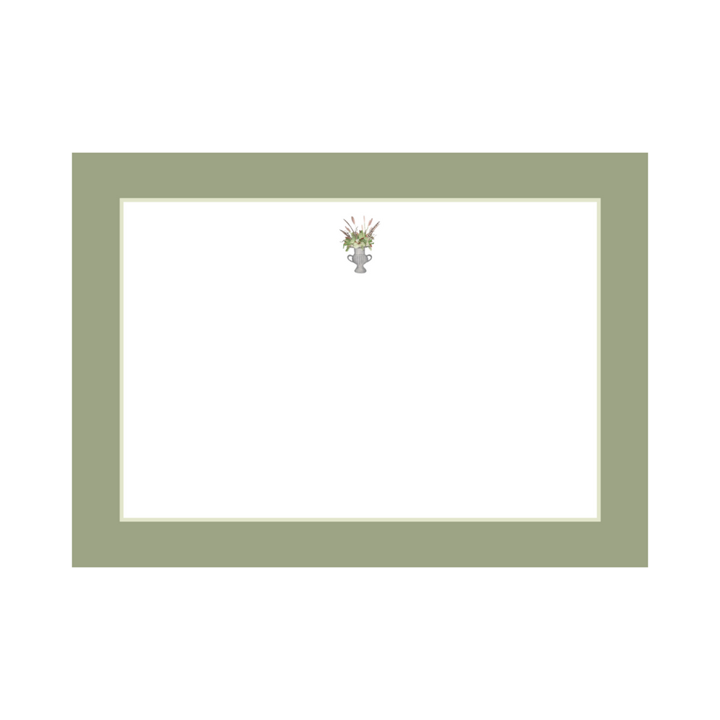 Floral Arrangement Horizontal Notecard