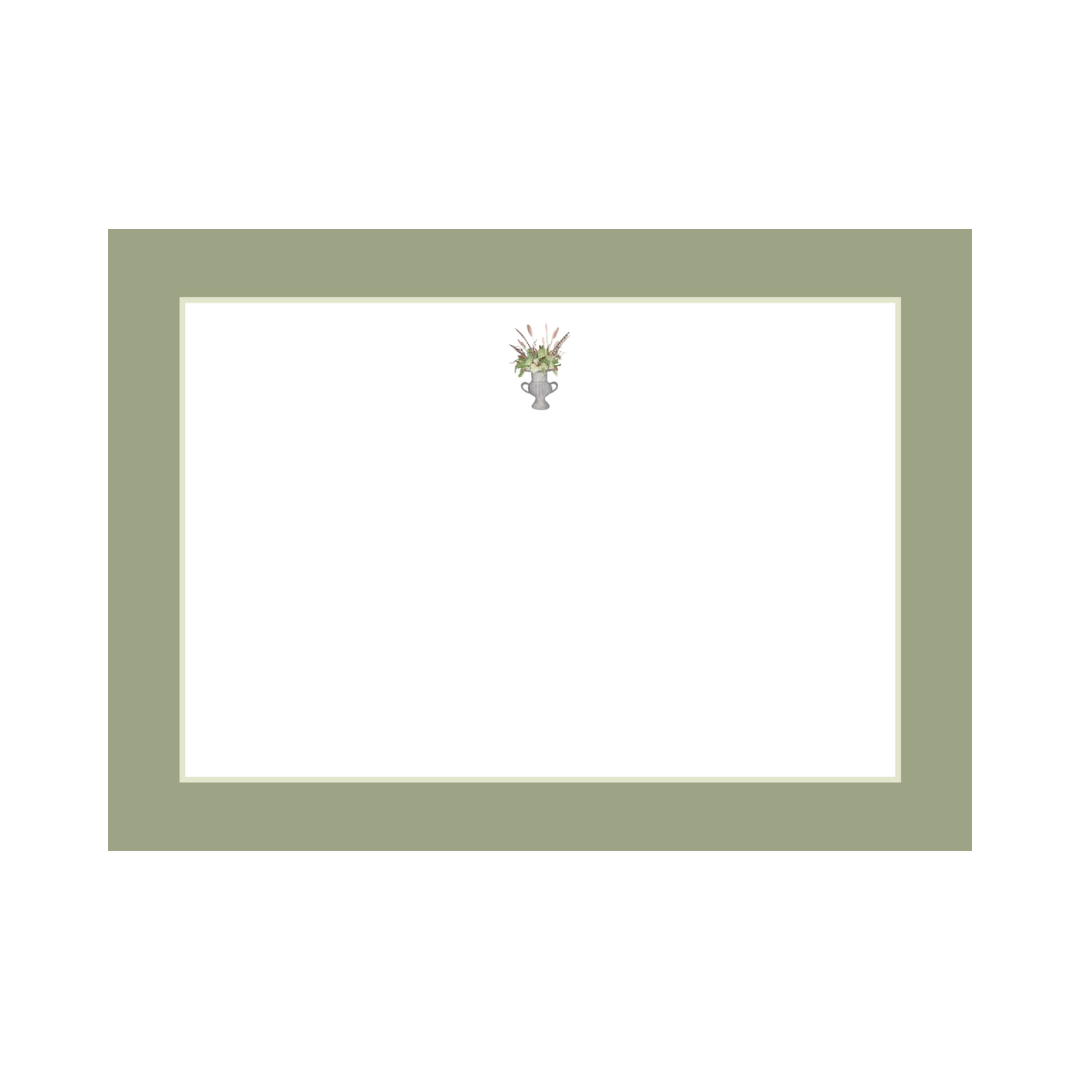 Floral Arrangement Horizontal Notecard
