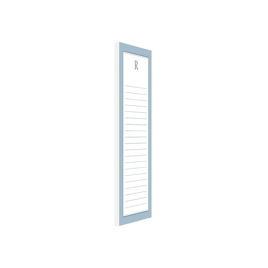 Dusty Blue Skinny Notepad