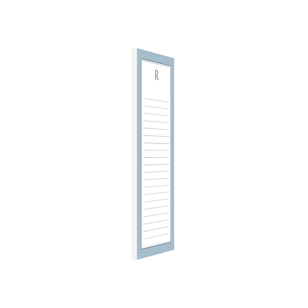 Dusty Blue Skinny Notepad