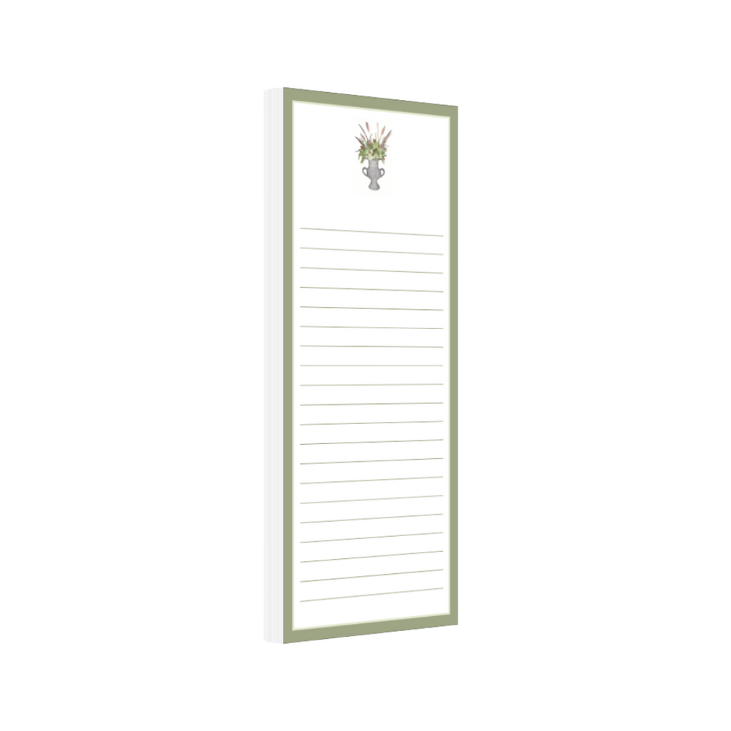 Floral Arrangement Skinny Notepad