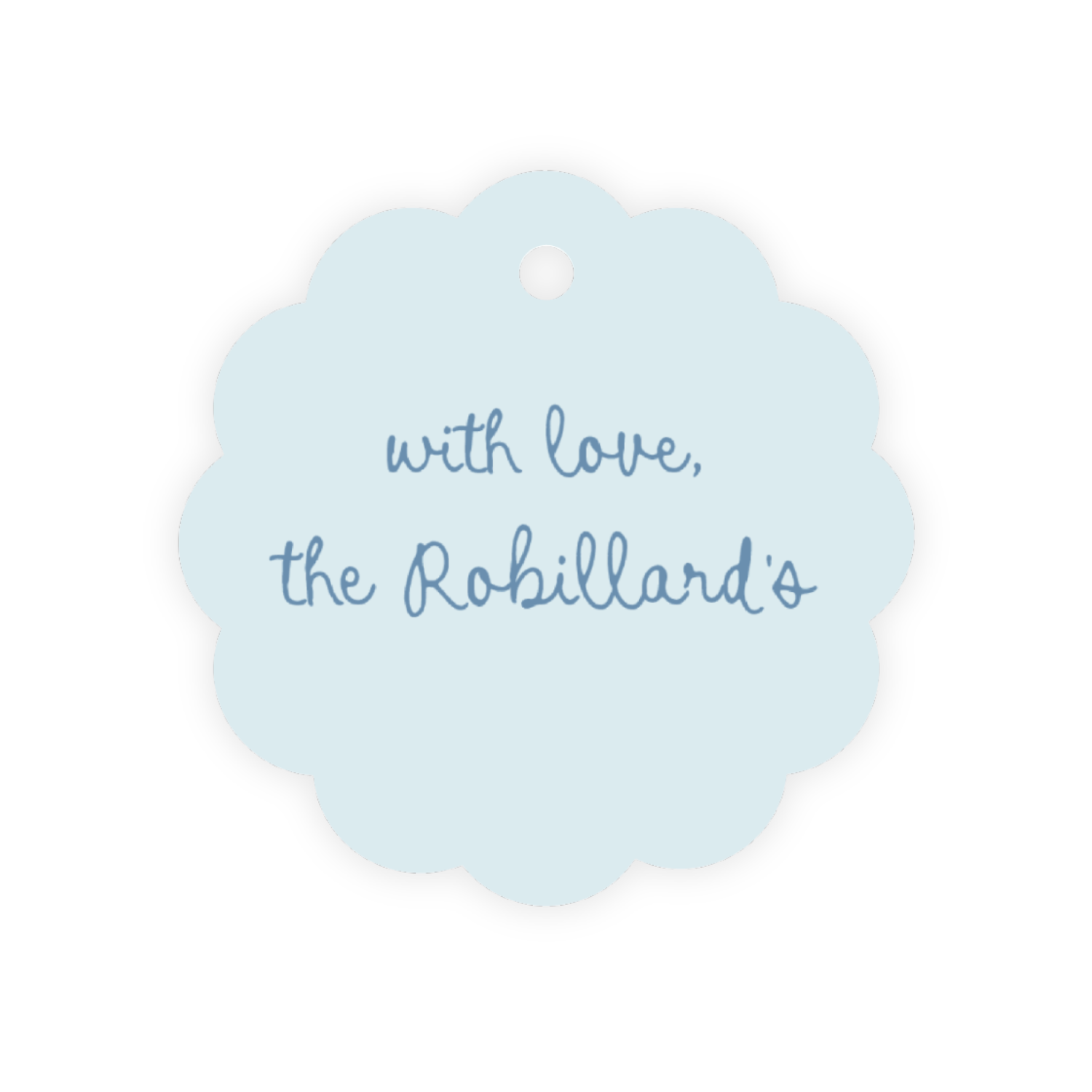 Classic Scallop Gift Tags