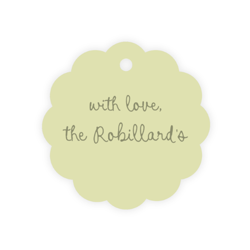 Classic Scallop Gift Tags